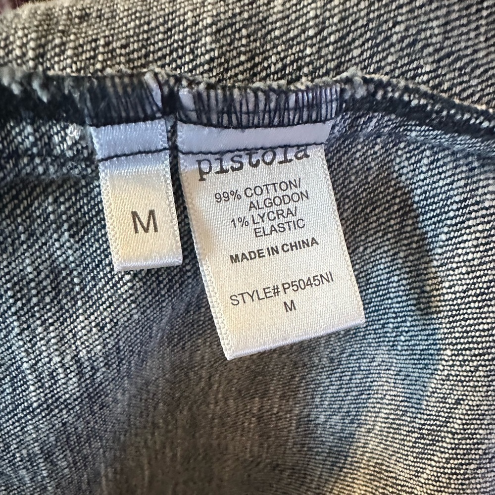 Pistola Distress Denim Jacket Size M - Picture 5 of 9